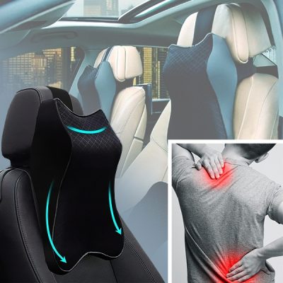 Almofada ergonómica para apoio das costas no automóvel | CARCOMFO