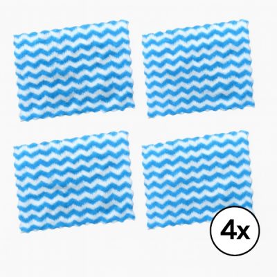 4 panos de varrimento a seco