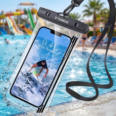 Bolsa de telemóvel resistente à água com fita para o pescoço | AQUASHIELD